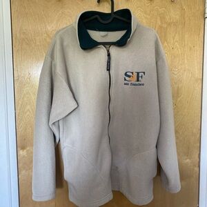 San Francisco cozy fleece zip up men's size small